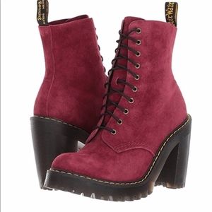 BRAND NEW Dr. Martens Kendra in Wine Size 8